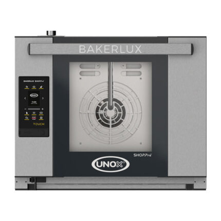 Horno de convección Arianna, Bakerlux Unox, capacidad 4 charolas, horno eléctrico, pastelería y panadería